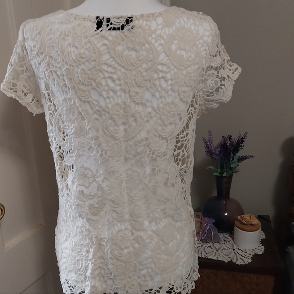 APT 9 Crocheted Top - Picture 2 of 5